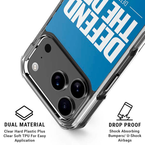 NFL Detroit Lions Team Motto iPhone 18 Pro Clear Case