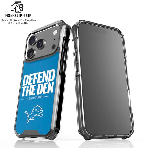 NFL Detroit Lions Team Motto iPhone 18 Pro Clear Case