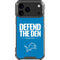 NFL Detroit Lions Team Motto iPhone 18 Pro Max Clear Case