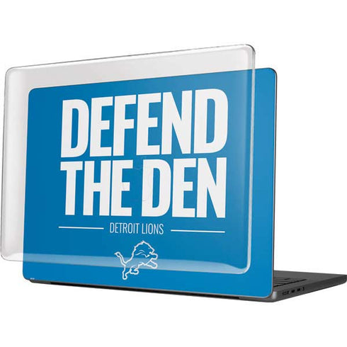 NFL Detroit Lions Team Motto MacBook Pro 14in (2021-24) Case plus Skin