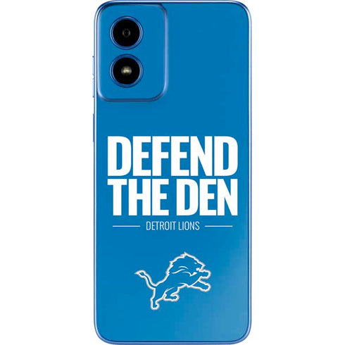 NFL Detroit Lions Team Motto Moto G Play 4G (2024) Skin