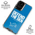 NFL Detroit Lions Team Motto Moto G Power 5G (2024) Clear Case