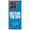 NFL Detroit Lions Team Motto Moto G Power 5G (2025) Clear Case