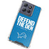 NFL Detroit Lions Team Motto Moto G Power 5G (2025) Clear Case