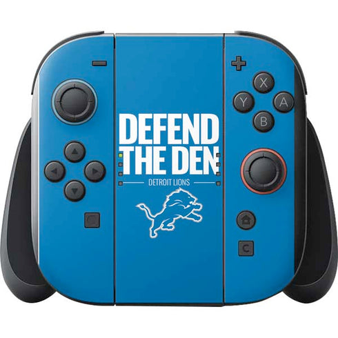 NFL Detroit Lions Team Motto Nintendo Switch 2 (2025) with Joy-Con Skin