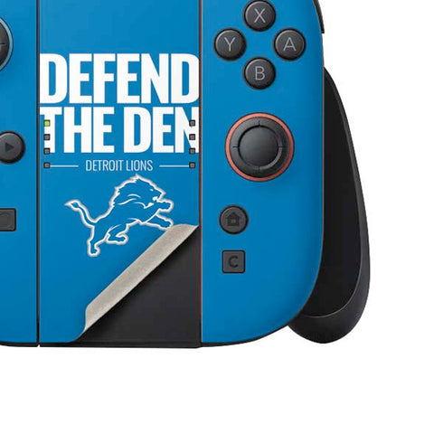 NFL Detroit Lions Team Motto Nintendo Switch 2 (2025) Joy-Con Controller Skin