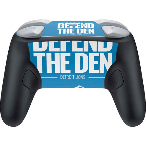 NFL Detroit Lions Team Motto Nintendo Switch 2 (2025) Pro Controller Skin