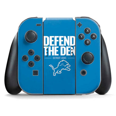 NFL Detroit Lions Team Motto Nintendo Skins