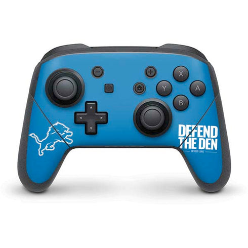NFL Detroit Lions Team Motto Nintendo Skins