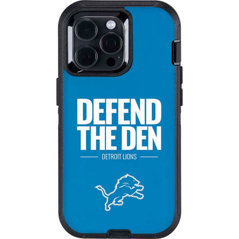 NFL Detroit Lions Team Motto Otterbox Defender iPhone Skin