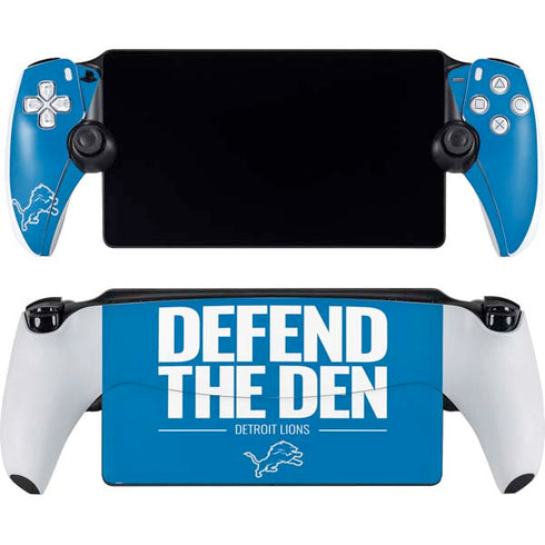 NFL Detroit Lions Team Motto PlayStation Portal Remote Player Skin