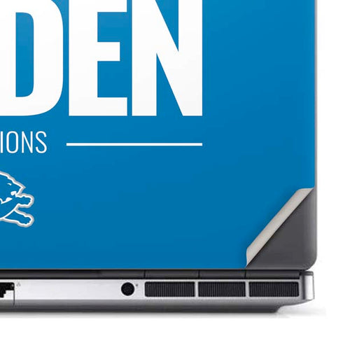 NFL Detroit Lions Team Motto Dell Precision Skin