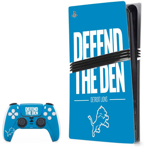 NFL Detroit Lions Team Motto PlayStation PS5 Skins