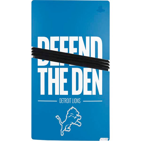 NFL Detroit Lions Team Motto PS5 Pro Console Skin