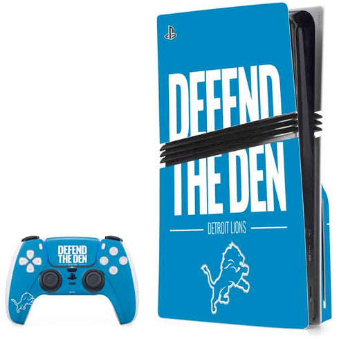 NFL Detroit Lions Team Motto PlayStation PS5 Skins