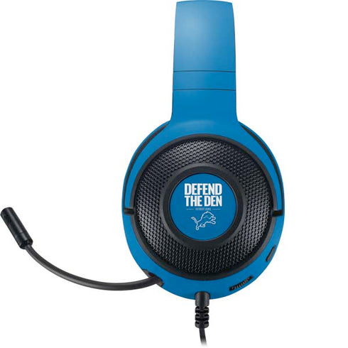 NFL Detroit Lions Team Motto Razer Kraken X Skin