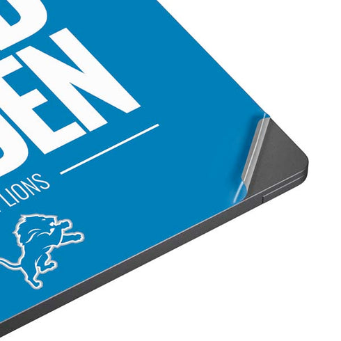NFL Detroit Lions Team Motto Surface Laptop 7 13.8in Skin