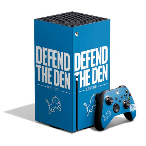 NFL Detroit Lions Team Motto Xbox Series X Bundle Skin