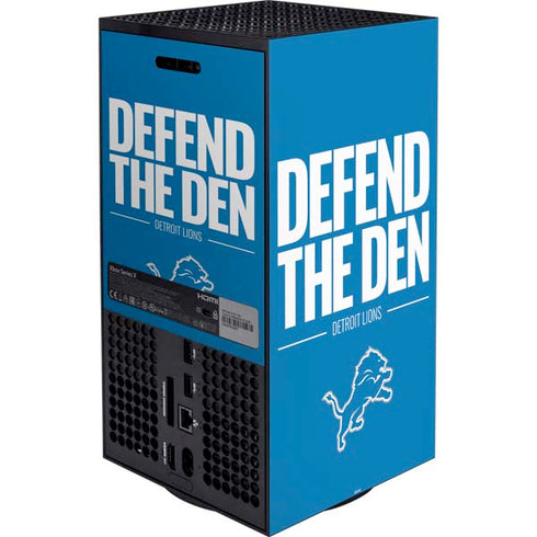 NFL Detroit Lions Team Motto XBox Series X Digital Edition Bundle Skin