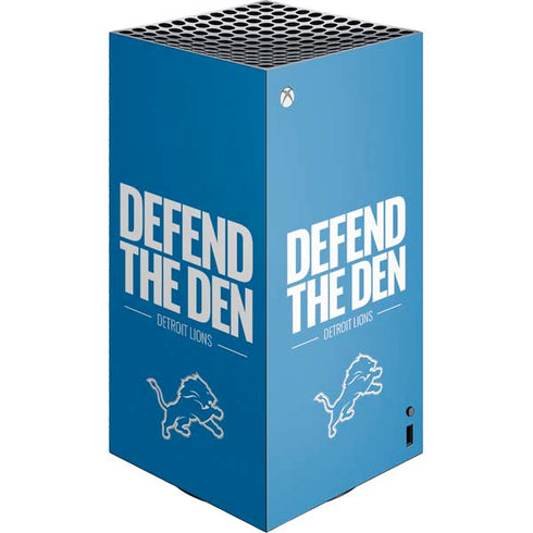NFL Detroit Lions Team Motto Xbox Series X Skins