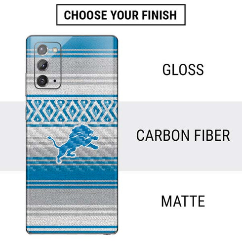 NFL Detroit Lions Trailblazer Galaxy Note20 5G Skin