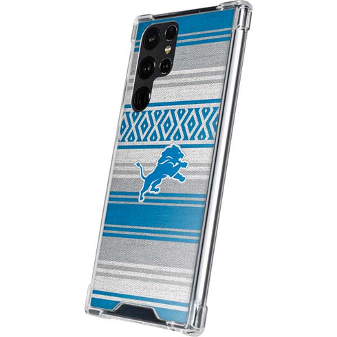 NFL Detroit Lions Trailblazer Galaxy S23 Ultra Clear Case