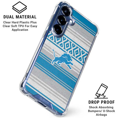 NFL Detroit Lions Trailblazer Galaxy S25 Plus Clear Case