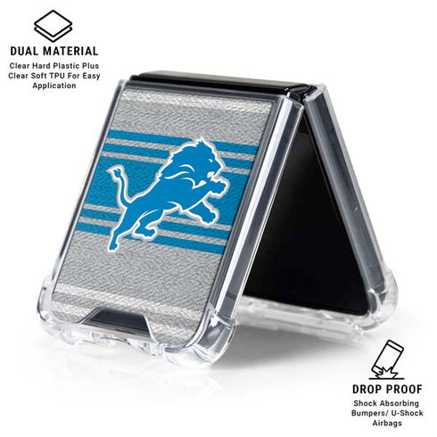 NFL Detroit Lions Trailblazer Galaxy Z Flip6 Clear Case
