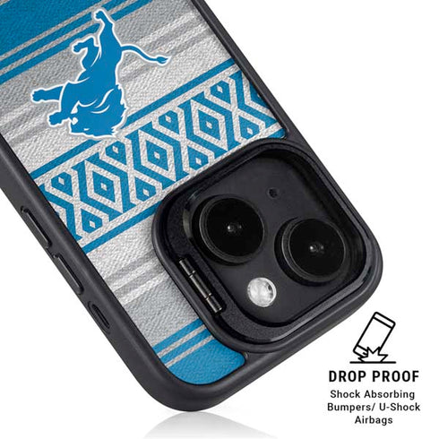 NFL Detroit Lions Trailblazer iPhone 14 Kickstand Case
