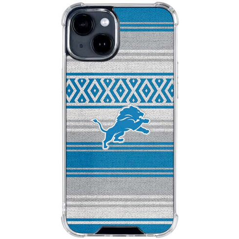 NFL Detroit Lions Trailblazer iPhone 15 Clear Case