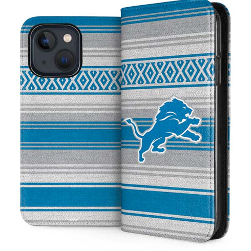 NFL Detroit Lions Trailblazer iPhone 15 Folio Case