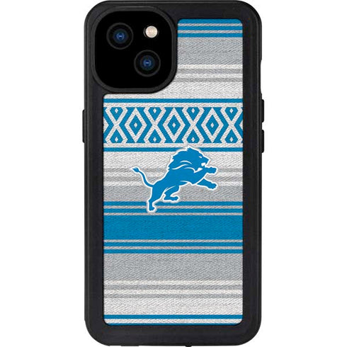 NFL Detroit Lions Trailblazer iPhone 15 Plus Waterproof Case