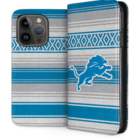 NFL Detroit Lions Trailblazer iPhone 15 Pro Folio Case