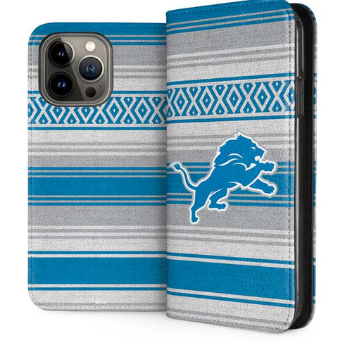 NFL Detroit Lions Trailblazer iPhone 15 Pro Max Folio Case