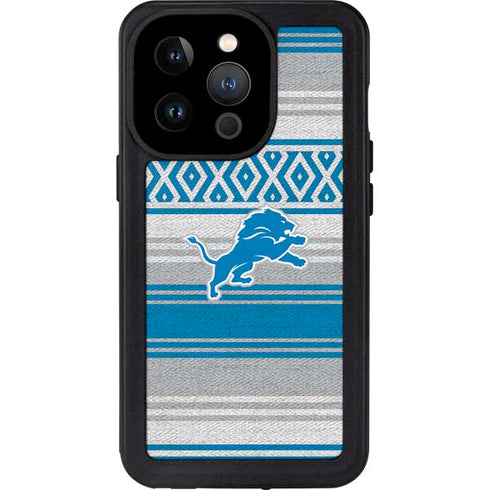 NFL Detroit Lions Trailblazer iPhone 15 Pro Waterproof Case