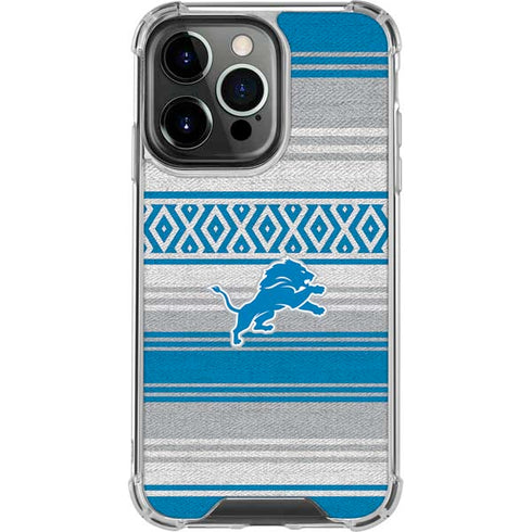 NFL Detroit Lions Trailblazer iPhone 16 Pro Clear Case