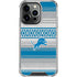 NFL Detroit Lions Trailblazer iPhone 16 Pro Clear Case
