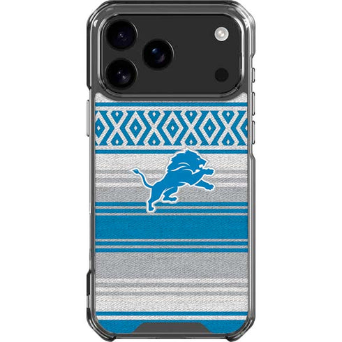 NFL Detroit Lions Trailblazer iPhone 18 Pro Max Clear Case