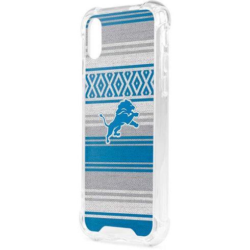 NFL Detroit Lions Trailblazer iPhone XS Clear Case
