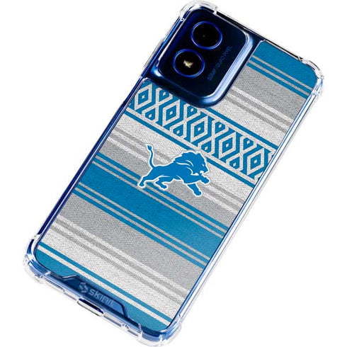 NFL Detroit Lions Trailblazer Moto G Play 4G (2024) Clear Case