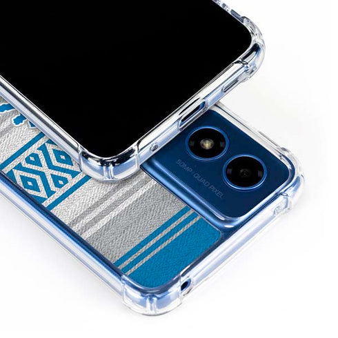 NFL Detroit Lions Trailblazer Moto G Play 4G (2024) Clear Case