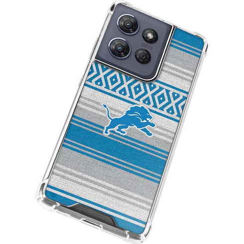 NFL Detroit Lions Trailblazer Moto G Stylus 5G (2025) Clear Case