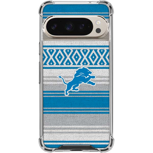 NFL Detroit Lions Trailblazer Pixel 9 Pro XL Clear Case