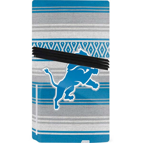 NFL Detroit Lions Trailblazer PS5 Pro Disk Console Skin