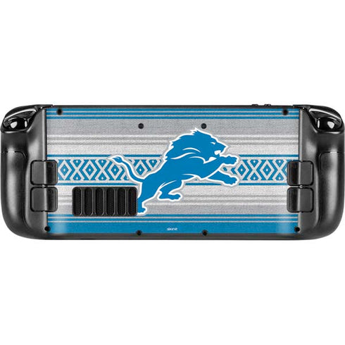 NFL Detroit Lions Trailblazer Steam Deck Handheld Gaming Computer Skin
