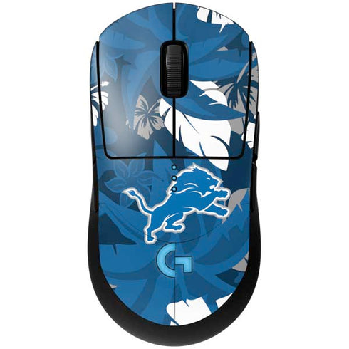 NFL Detroit Lions Tropical Print G Pro Wireless Gaming Mouse Skin