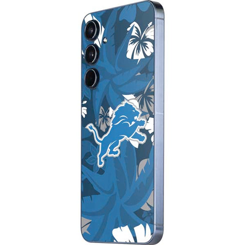 NFL Detroit Lions Tropical Print Galaxy A35 5G Skin