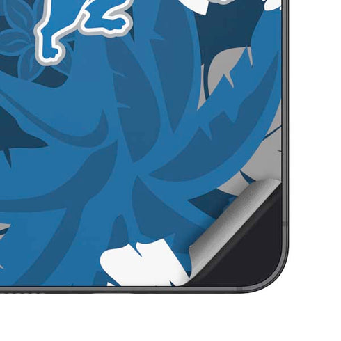 NFL Detroit Lions Tropical Print Galaxy S25 Plus Skin