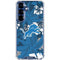 NFL Detroit Lions Tropical Print Galaxy S25 Plus Clear Case