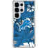 NFL Detroit Lions Tropical Print Galaxy S25 Ultra Clear Case